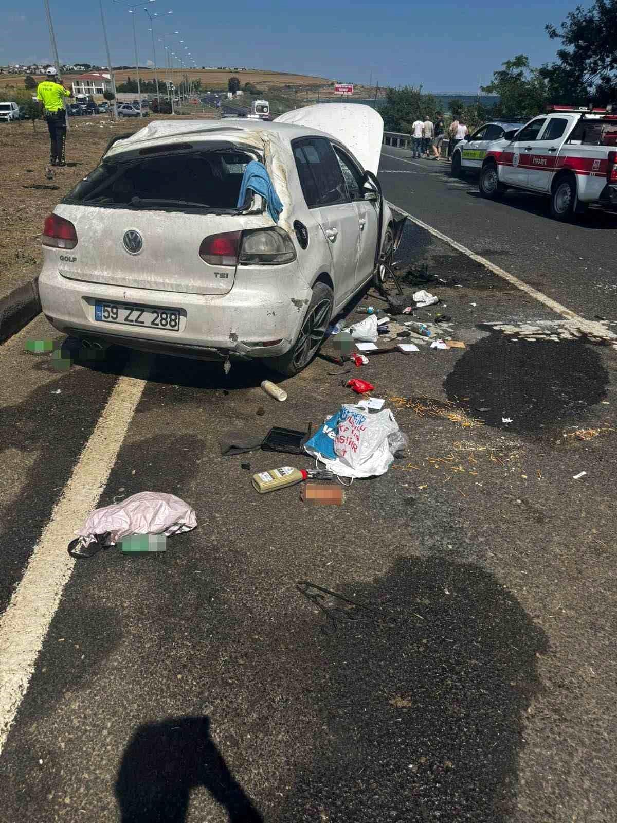 Nişanlı Çift Kazada Yaralandı