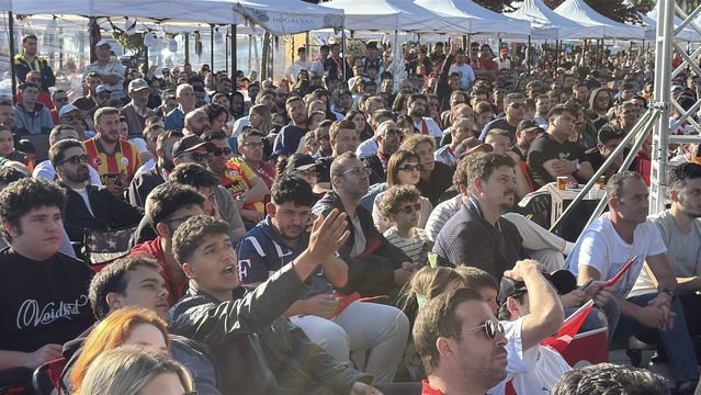 Yalova’da Dev Ekranda Milli Takım Desteği