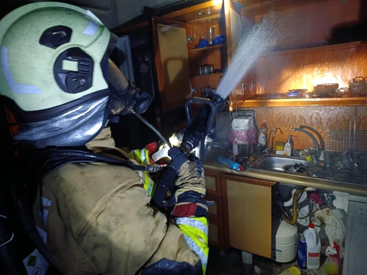 Arsuz\'da ev yangını