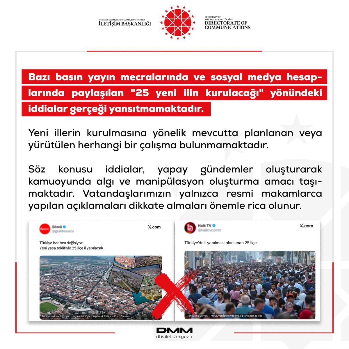 Yeni İle Dair İddialar Asılsız