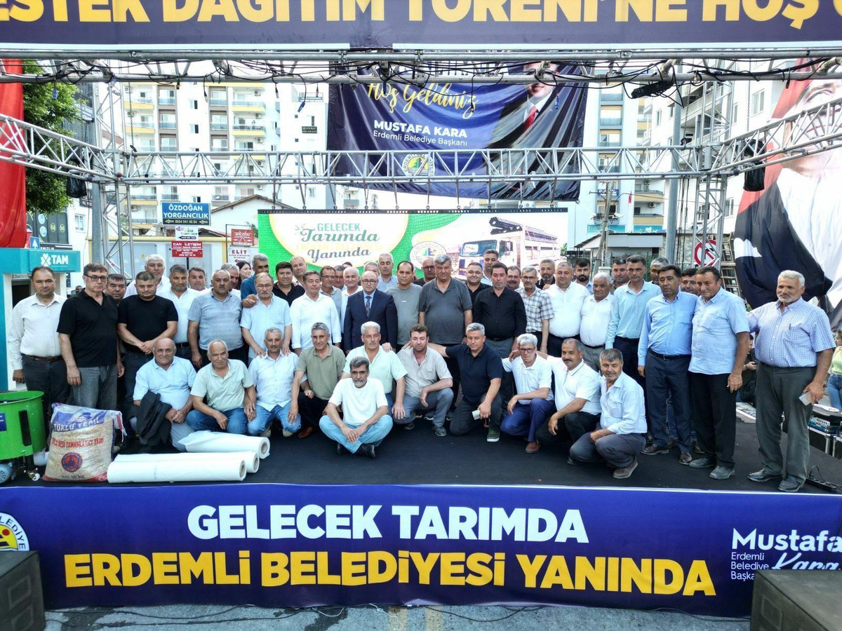 Erdemli Belediyesi\'nden üreticiye güçlü destek