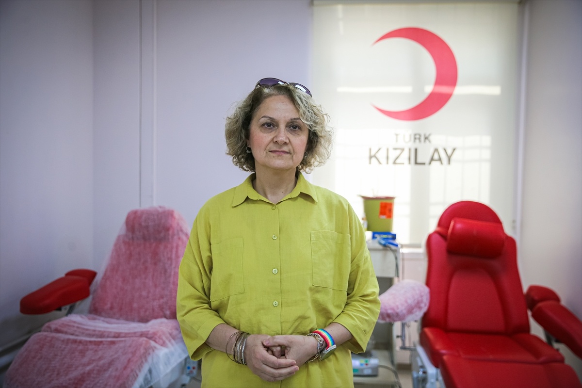 Kamu personelinden iki yıldır düzenli kan bağışı örneği