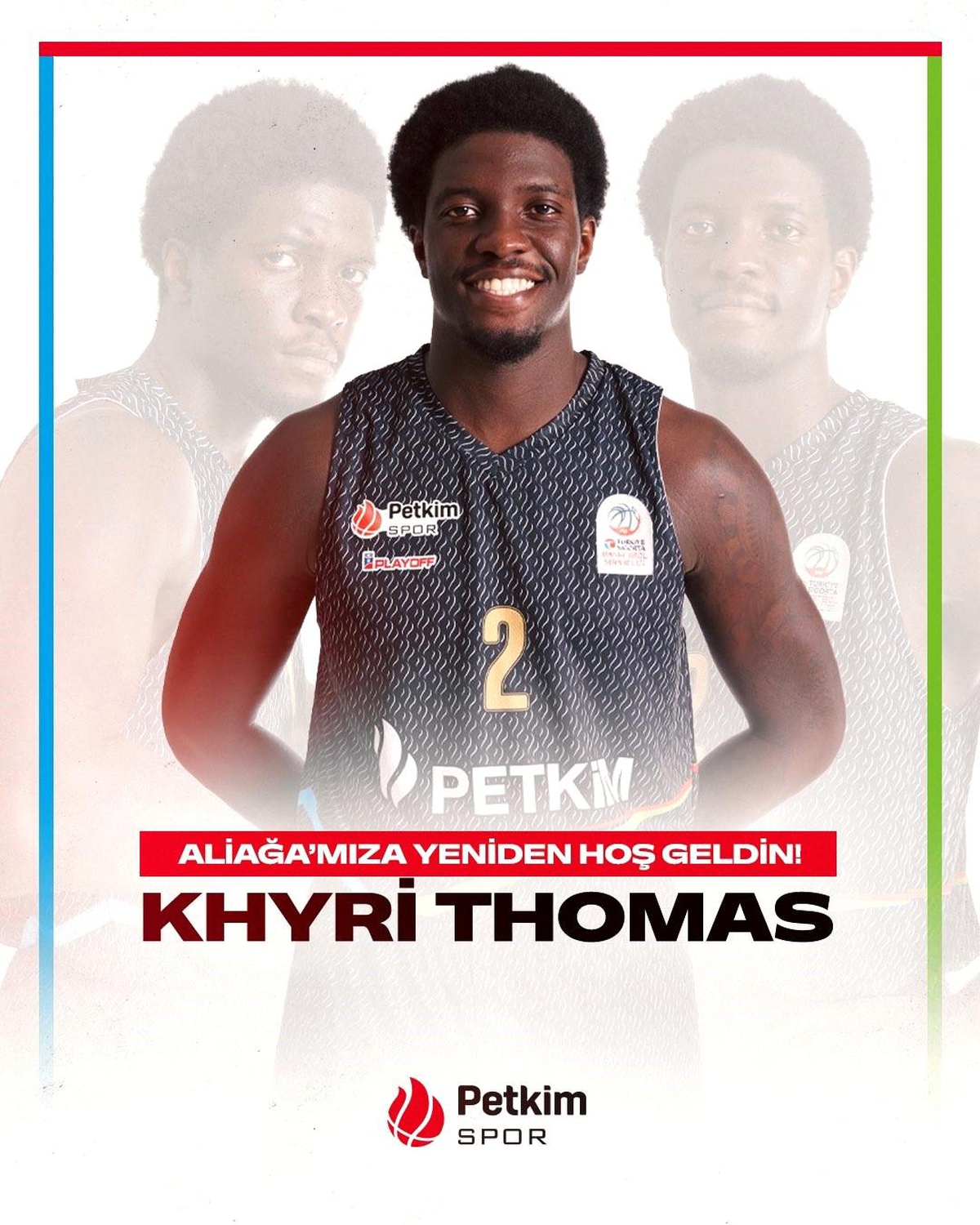 Petkimspor Khyri Thomas\'ı yeniden kadrosuna kattı