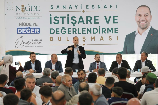 Niğde'de sanayi esnafıyla ortak akıl buluşması düzenlendi