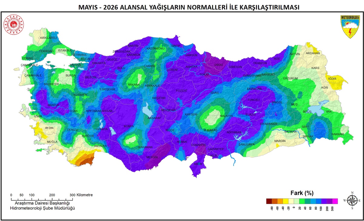 Mayıs Ayı Yağış Rekorları