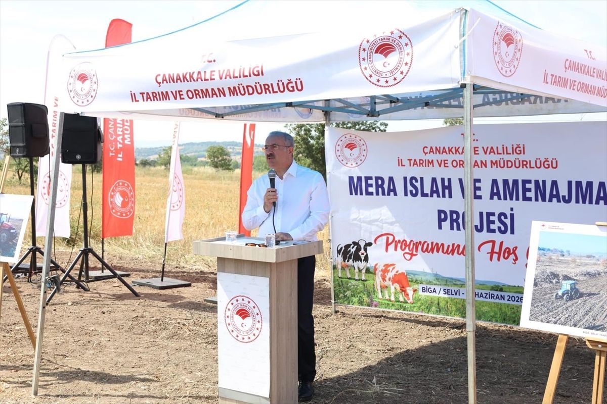 Çanakkale\'de Arpa Hasadı Töreni