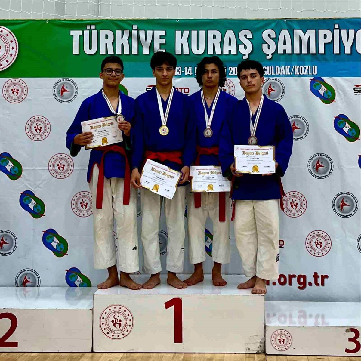 Bilecik\'ten Kuraş Şampiyonasında Başarı