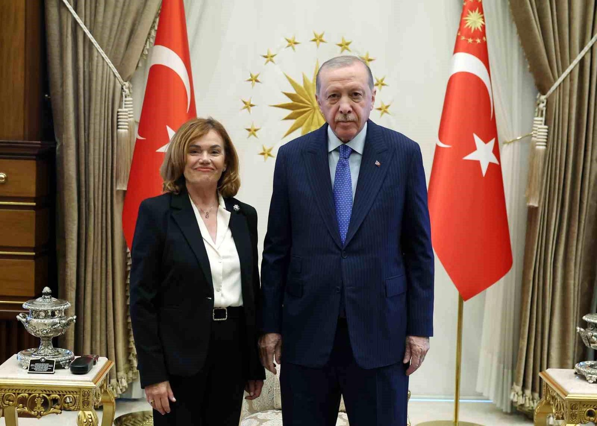 Erdoğan, İspanya Anayasa Mahkemesi Başkanvekilini kabul etti