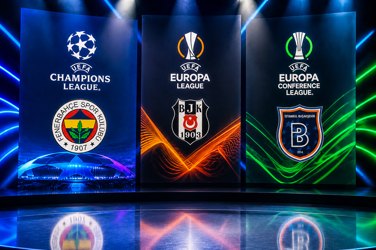 Fenerbahçe, Beşiktaş ve RAMS Başakşehir\'in Avrupa\'daki rakipleri belli oluyor