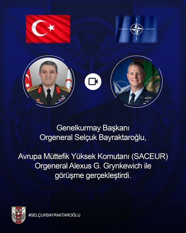 Bayraktaroğlu ve Grynkewich’in Görüşmesi