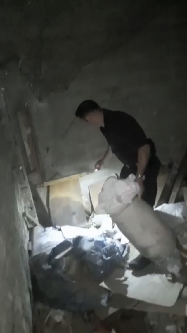 Gören aile binası sansa da içerisi çok başka! Ekipler bile inanamadı
