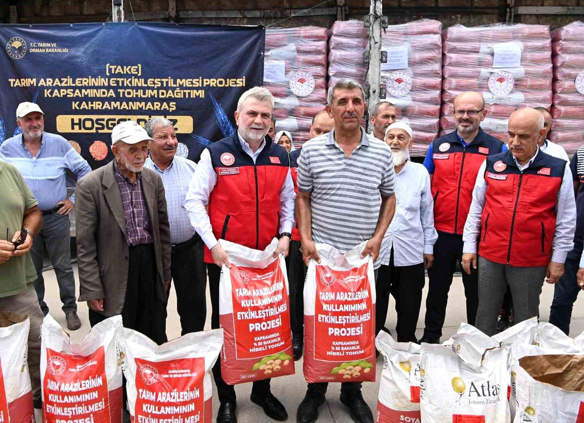 Kahramanmaraş\'ta üreticilere 47 ton soya tohumu