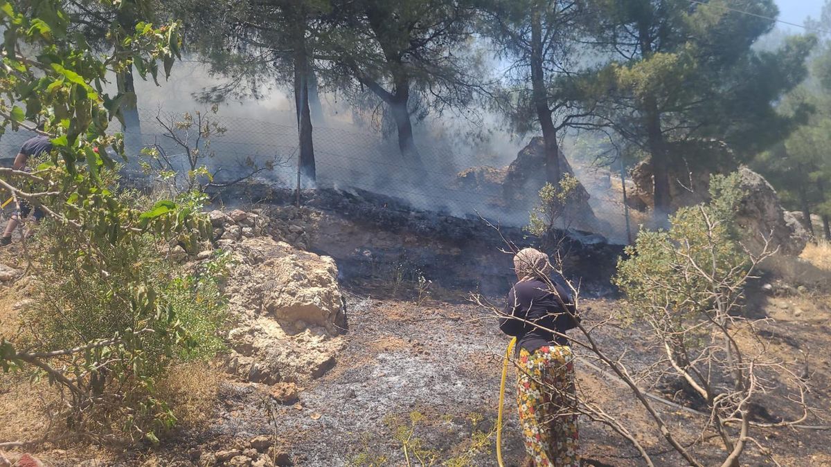 Kahramanmaraş\'ta ormanlık alanda çıkan yangın söndürüldü