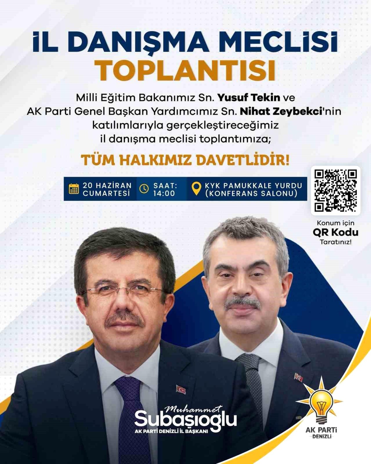 Bakan Tekin Denizli\'ye Geliyor