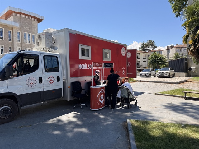Alaçam’da Mobil Sosyal Hizmet Aracı Hizmete Girdi