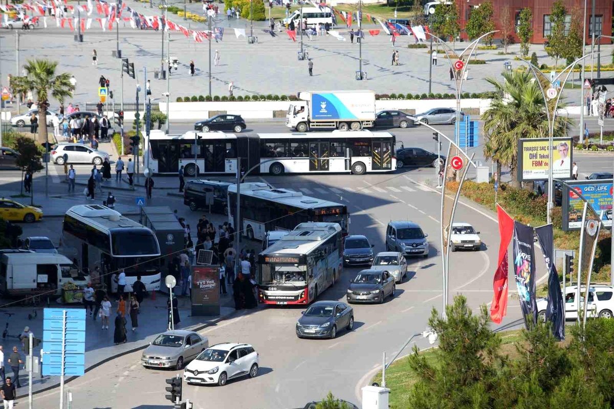Samsun\'da Motorlu Taşıt Sayısı Artıyor