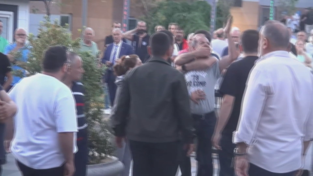 Silivri Adliyesi'nin bahçesi bir anda savaş alanına döndü