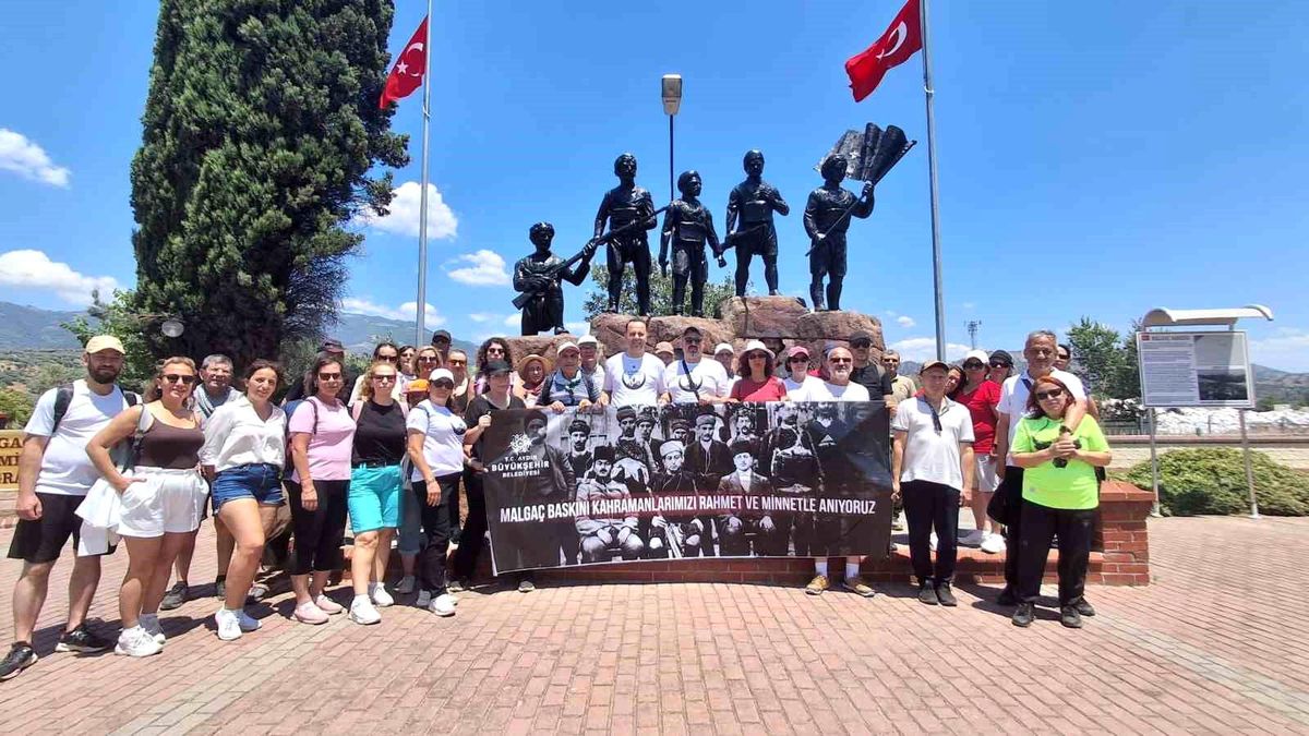Aydın\'da Malgaç Baskını\'nın yıl dönümünde anlamlı yürüyüş