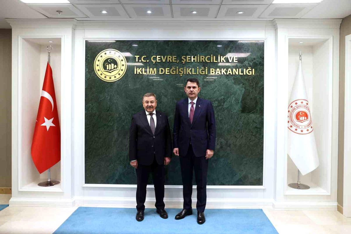 Bakan Kurum, Haymana ve Gölbaşı Belediye başkanlarını kabul etti