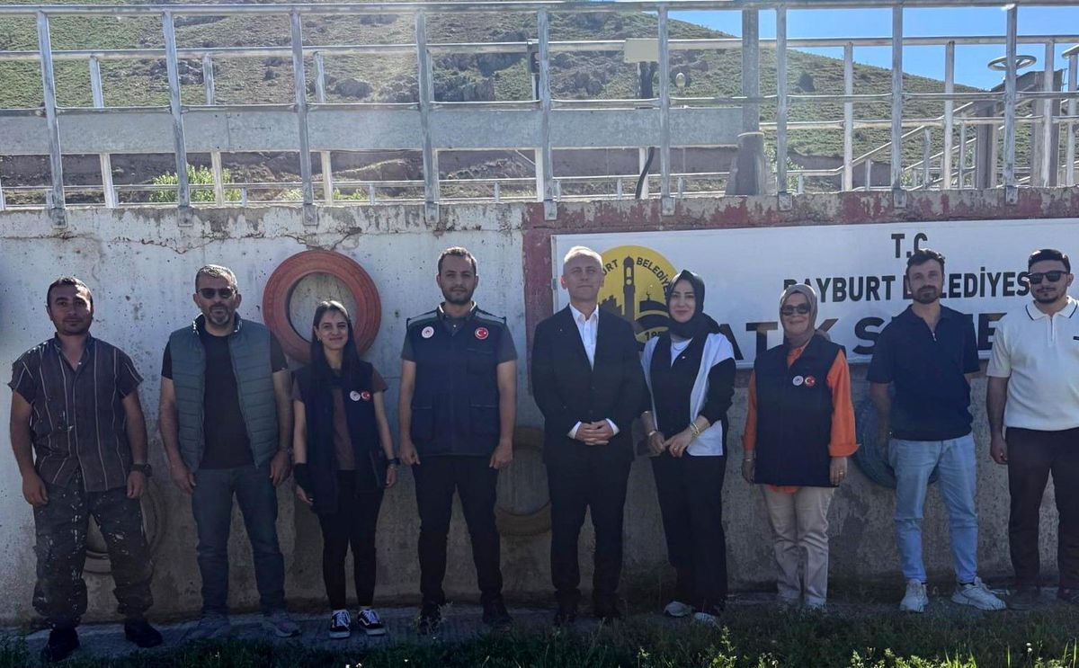 Bayburt Belediyesi Atık Su Arıtma Tesisi denetlendi