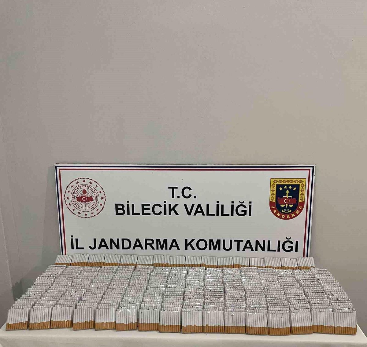 Bilecik\'te 9 Bin Kaçak Makaron Ele Geçirildi