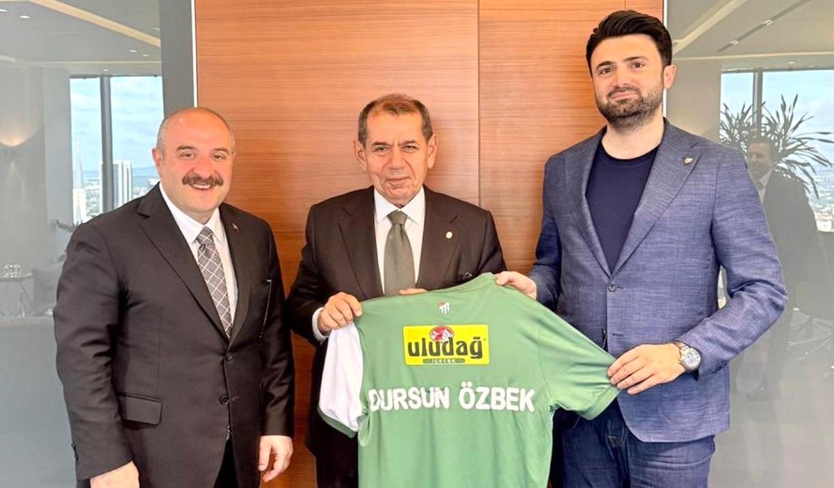 Bursaspor Başkanı Çelik, Varank ile Galatasaray'ı Ziyaret Etti