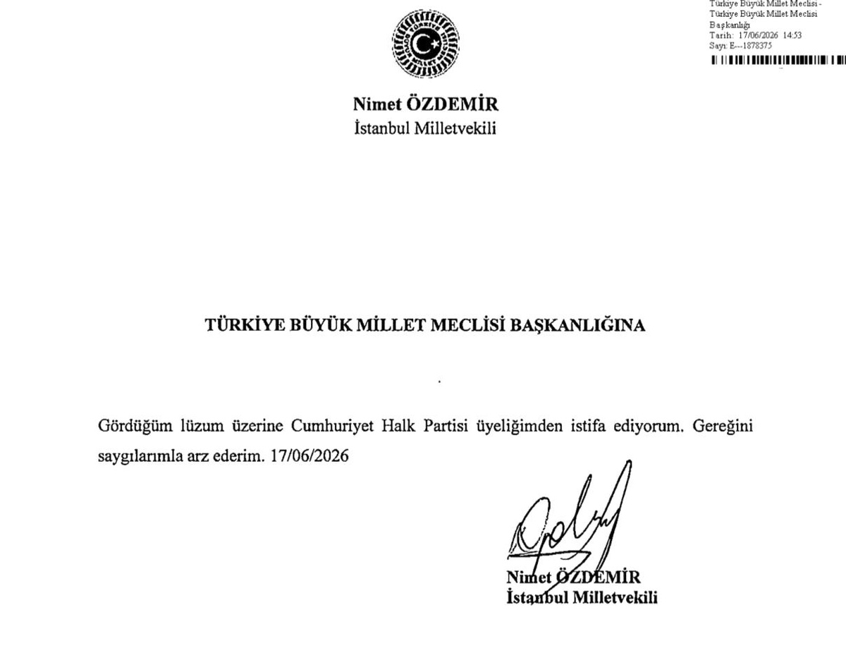 Nimet Özdemir CHP\'den İstifa Etti