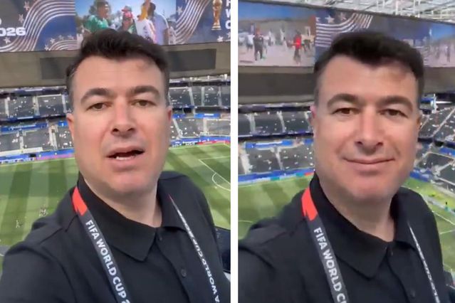 Görevden alınan TRT spikerinin maç öncesi videosu ortaya çıktı