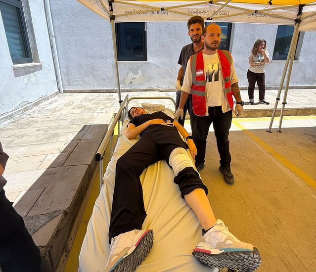 Pazarcık’ta Deprem Tatbikatı Gerçekleştirildi