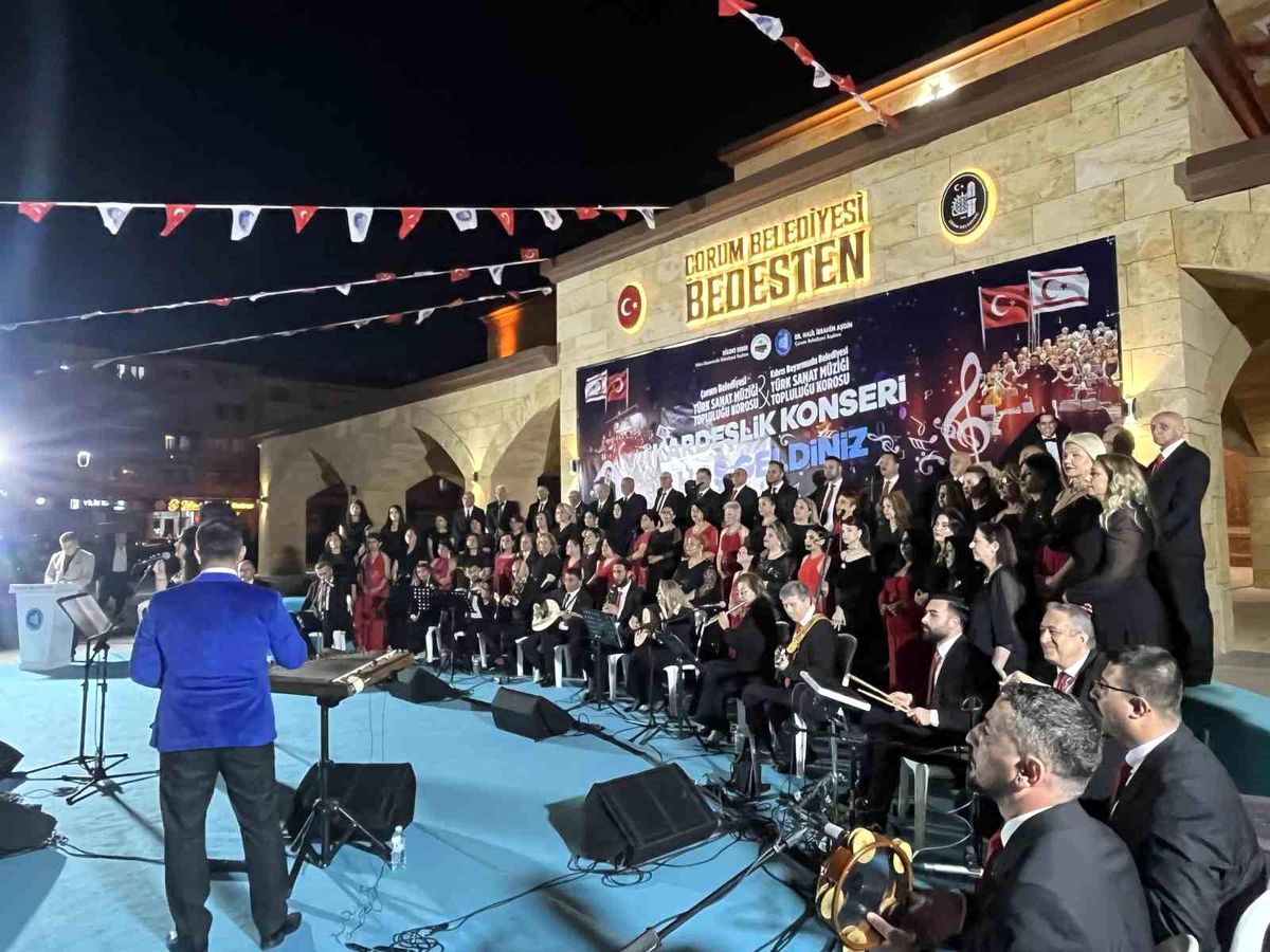 Kardeşliğin ezgileri Çorum\'da yankılandı