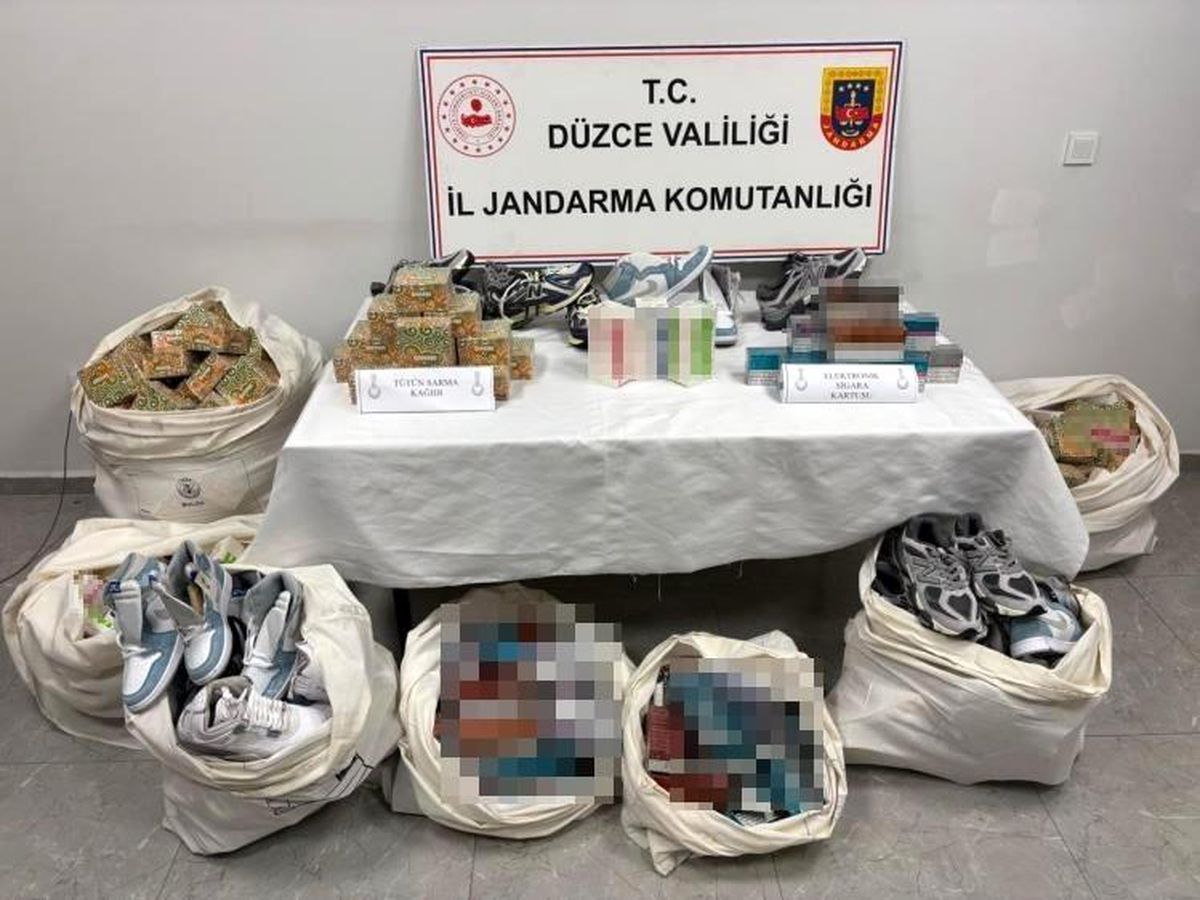 Düzce\'de Kaçakçılık Operasyonu