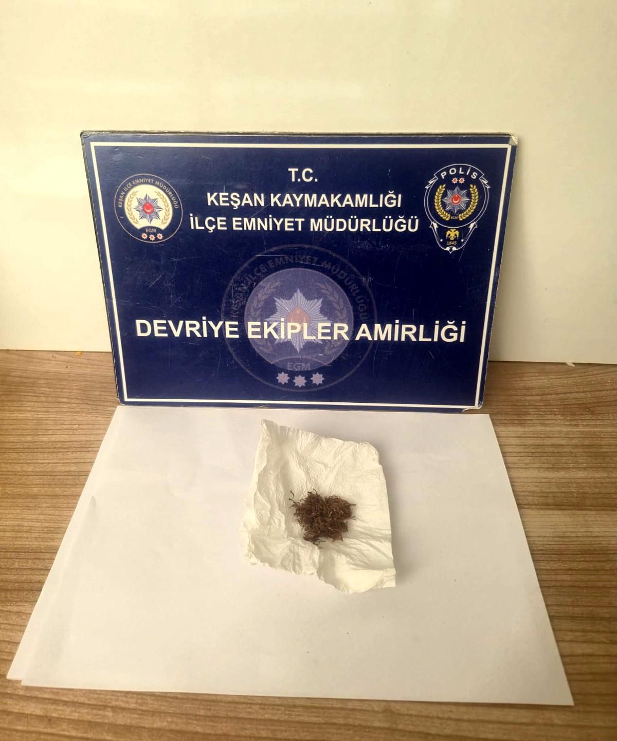 Keşan\'da Uyuşturucu Yakalandı