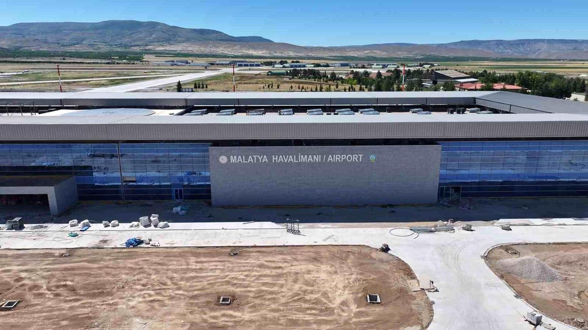 Malatya Havalimanı Terminali Sona Yaklaşıyor