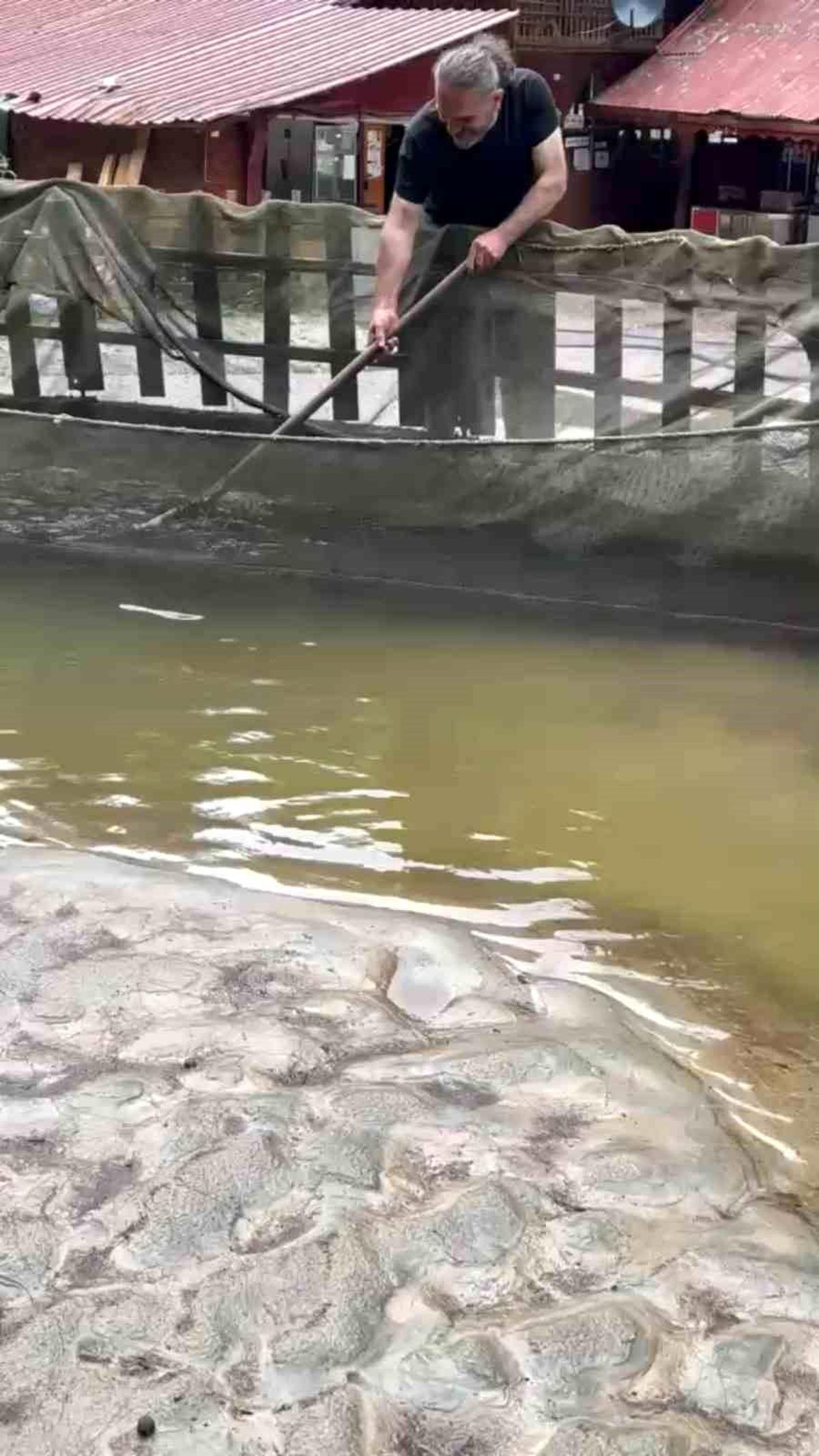 Rize\'de Şiddetli Yağış Alabalık Tesisine Zarar Verdi