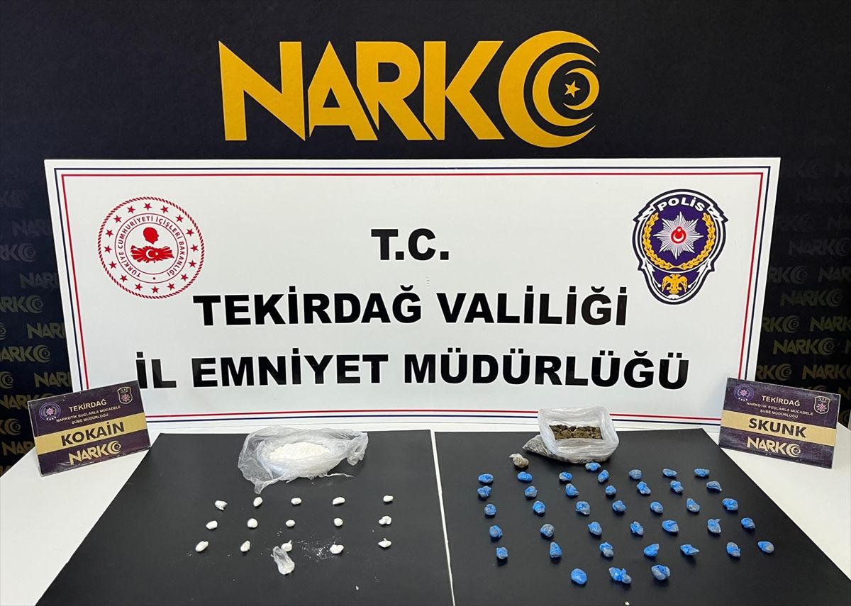 Tekirdağ\'da Uyuşturucu Operasyonu: 8 Tutuklama