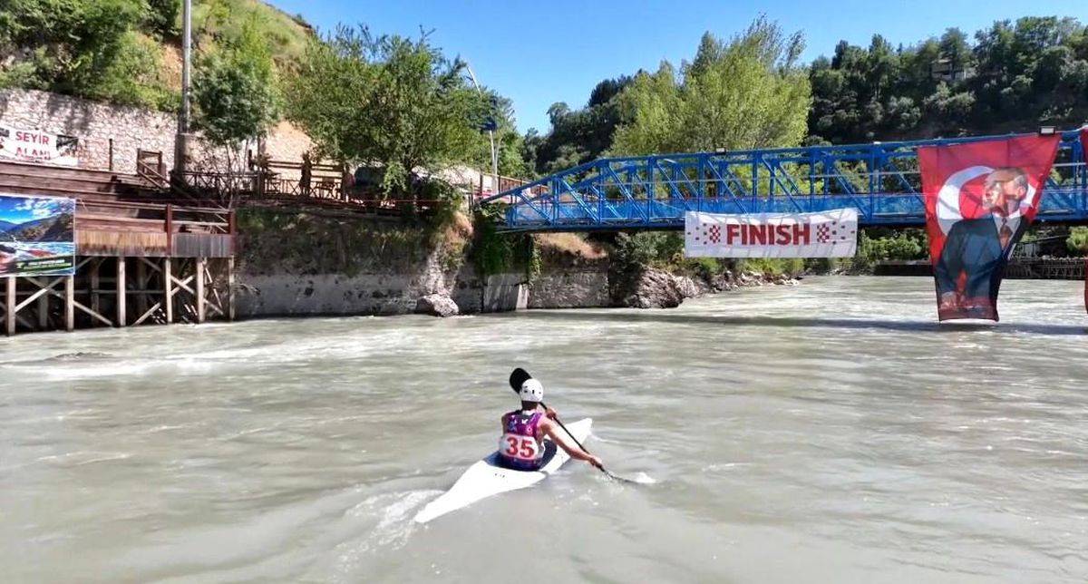 Tunceli\'de Kano Slalom Yarışları Başladı