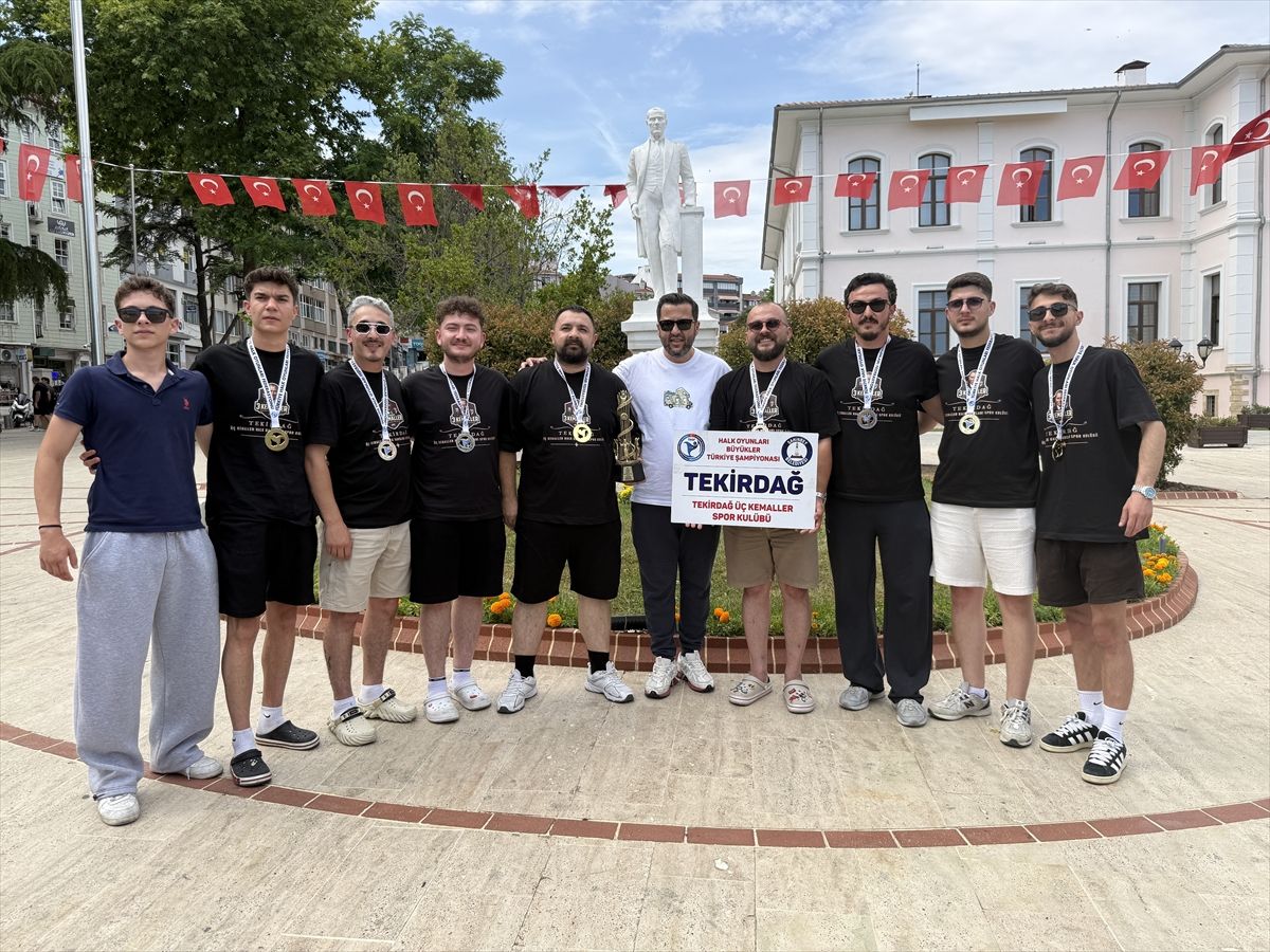Tekirdağ Halk Dansları Üçüncü Kez Şampiyon