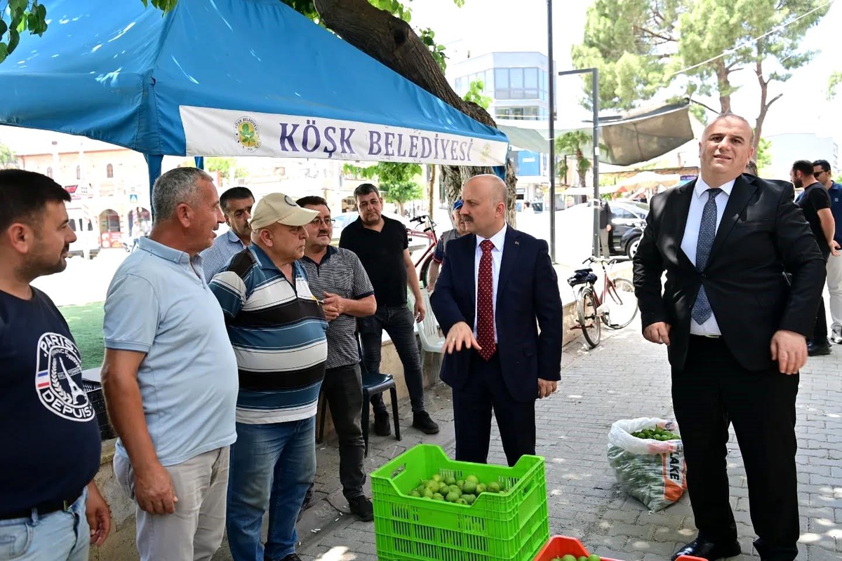 Vali Varol, Köşk\'te Yerel Üretimi İnceledi