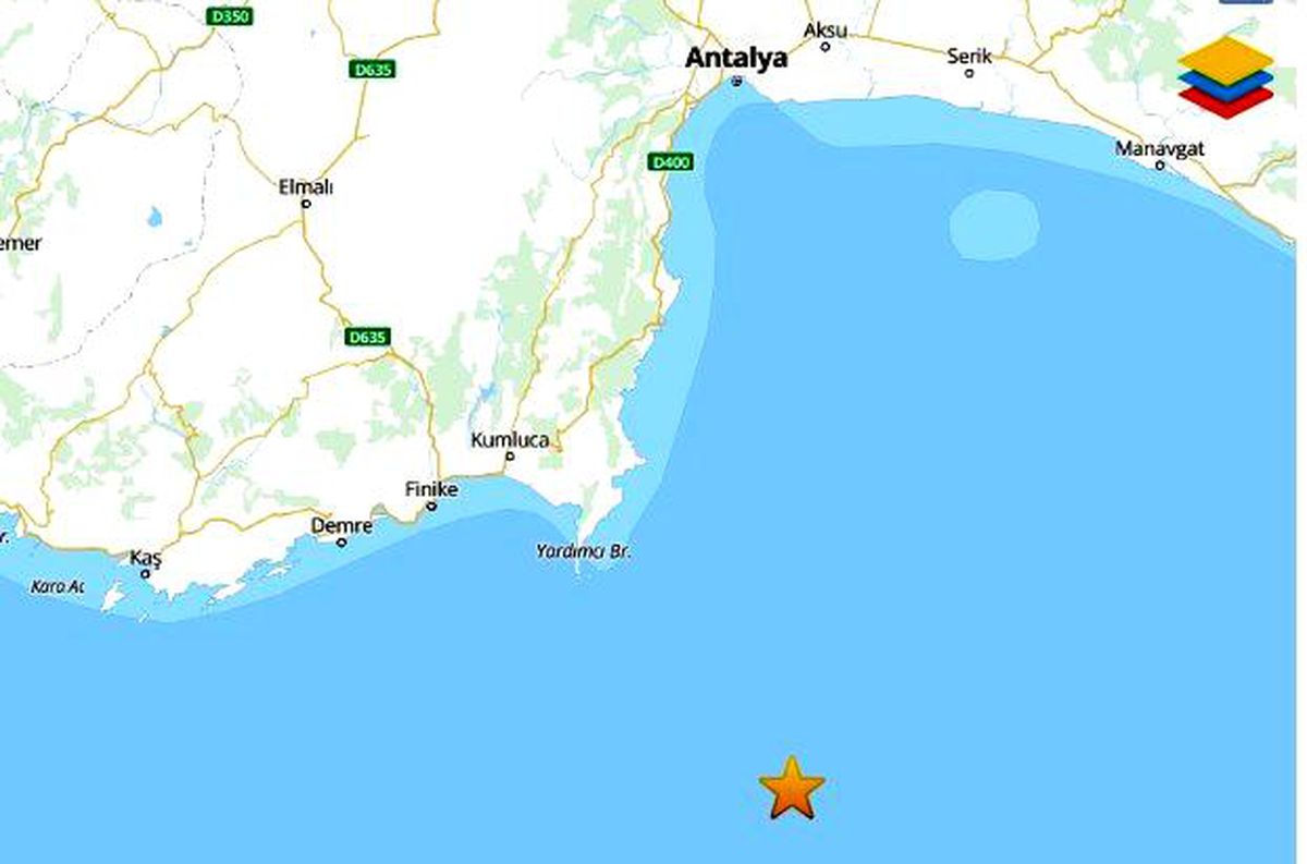 Kumluca Açıklarında 3.5 Büyüklüğünde Deprem