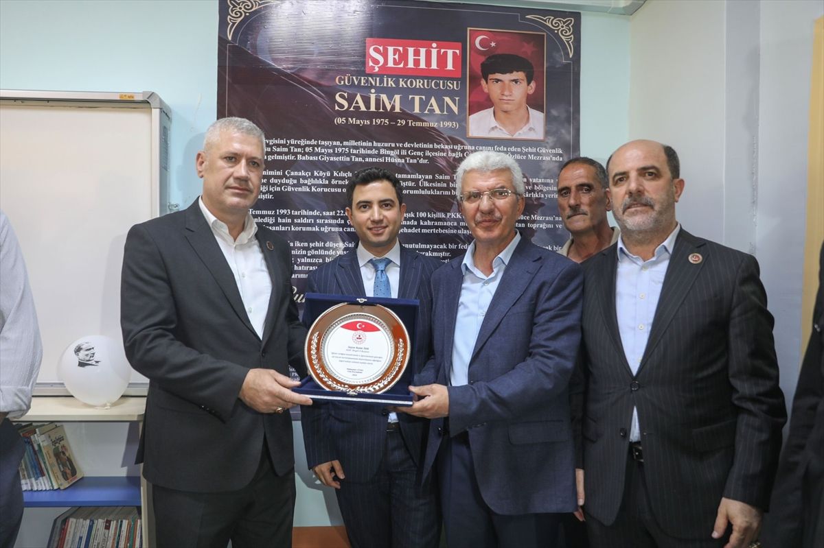 Şehit Güvenlik Korucusu Adına Kütüphane Açıldı