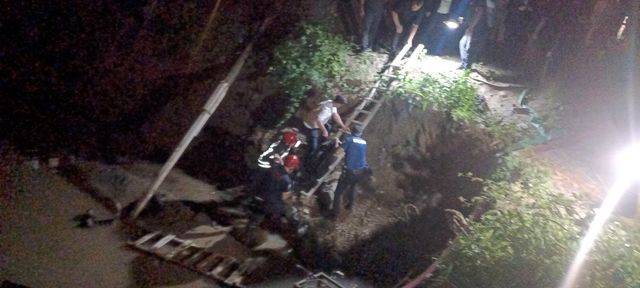 İnşaat temelinde elektrik akımı şüphesi