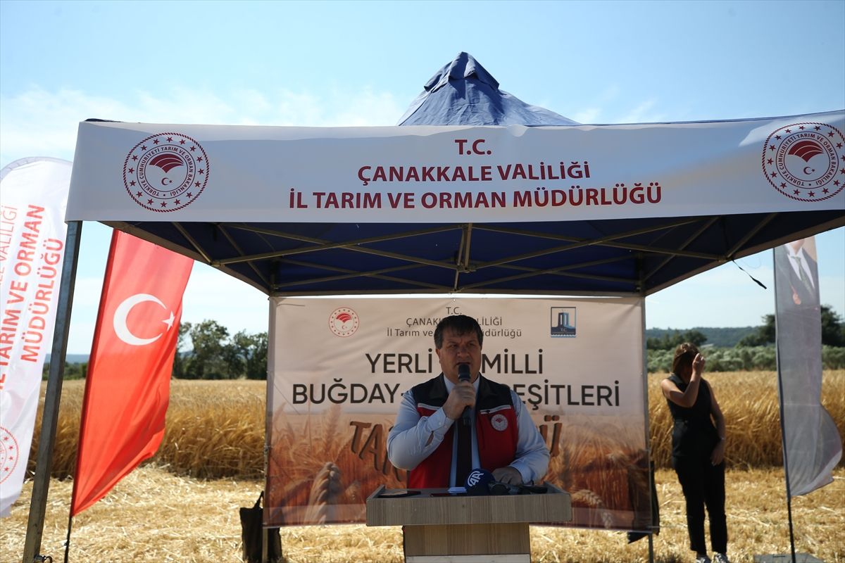 Çanakkale\'de Hasatlı Tarla Günü Etkinliği