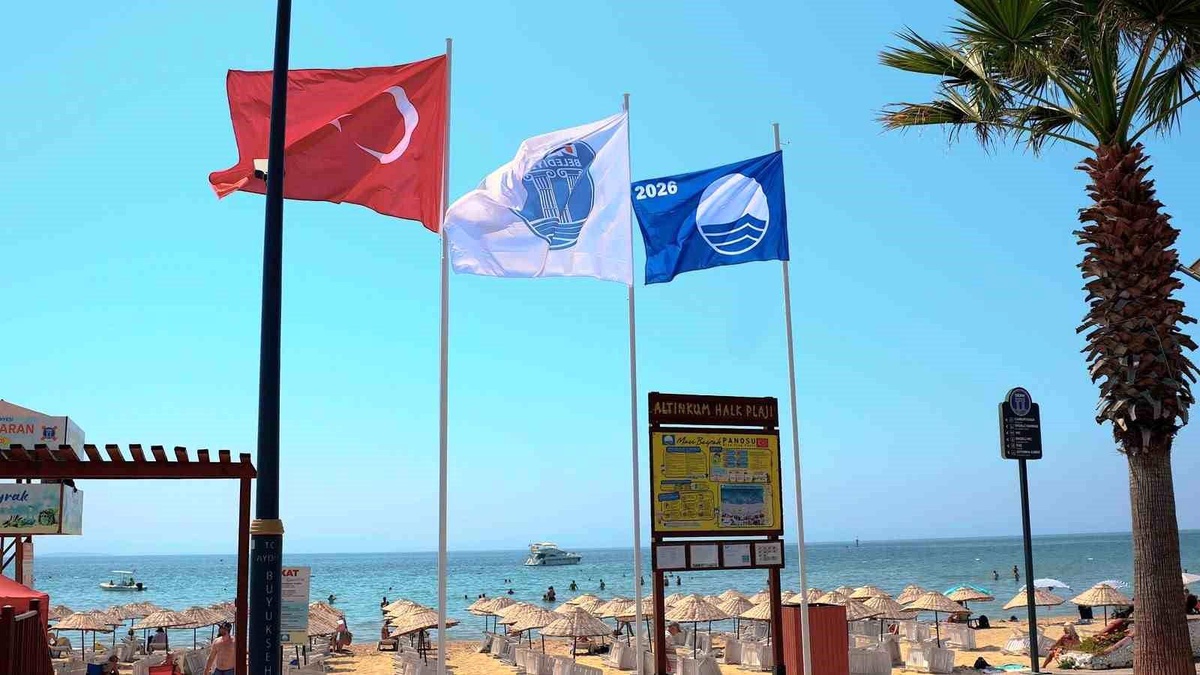 Didim 14 Plajıyla Mavi Bayrak Kazandı