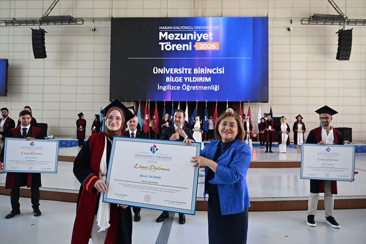 Hasan Kalyoncu Üniversitesi\'nde Mezuniyet Coşkusu