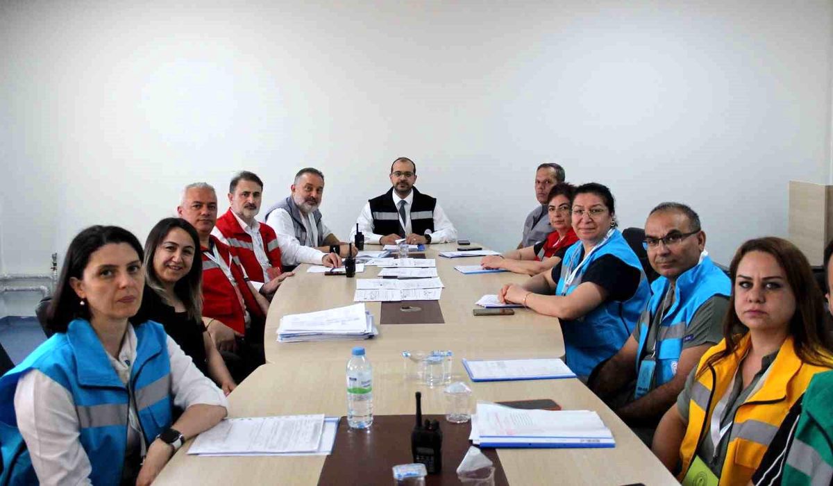 Kayseri Devlet Hastanesi\'nde eş zamanlı tatbikat