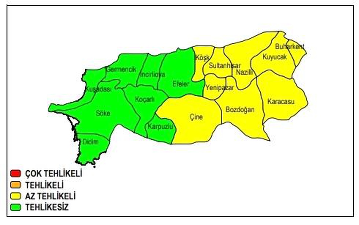 Aydın\'a Kuvvetli Yağış Uyarısı