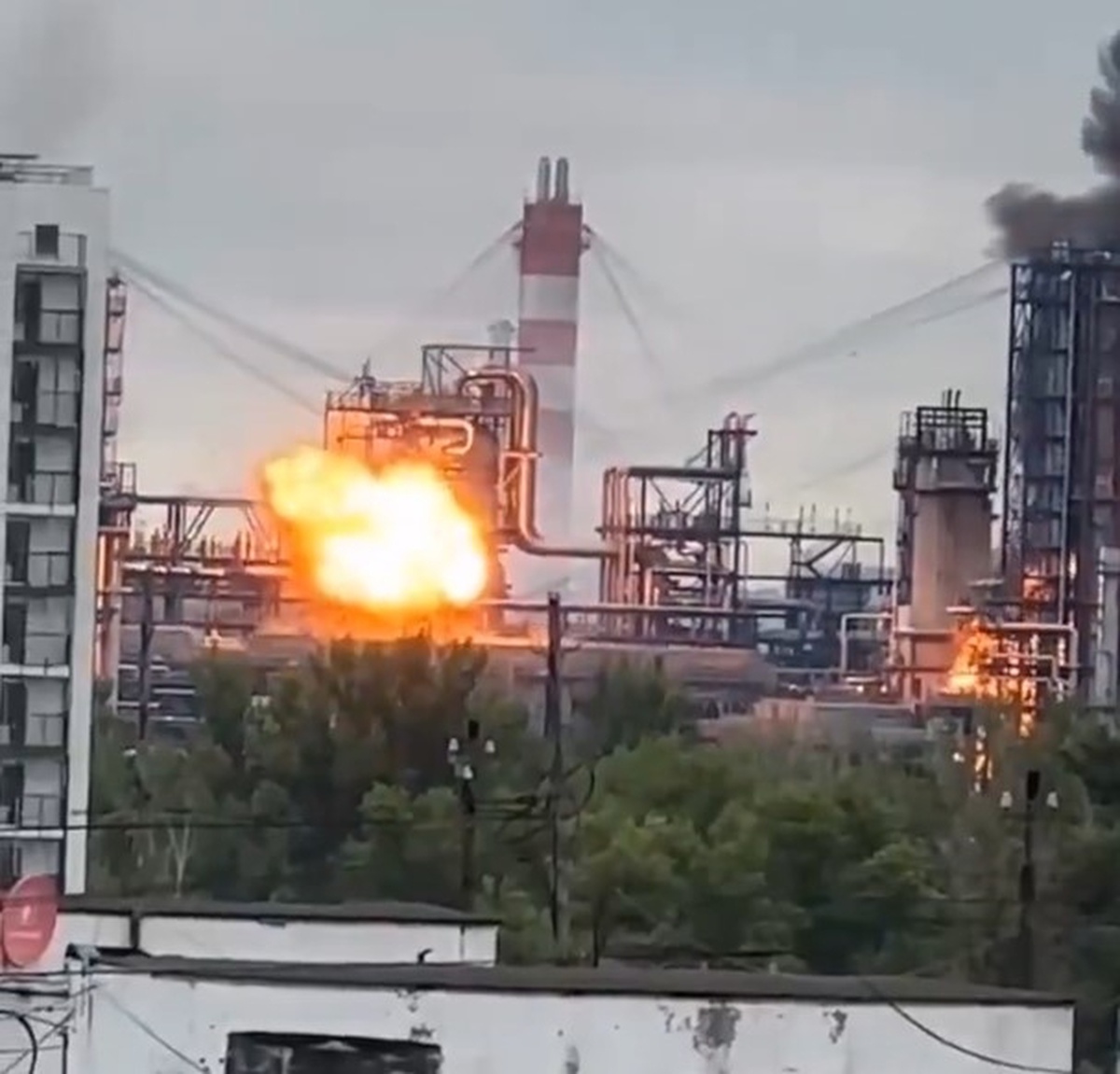 Moskova Petrol Rafinerisi\'ne İHA Saldırısı