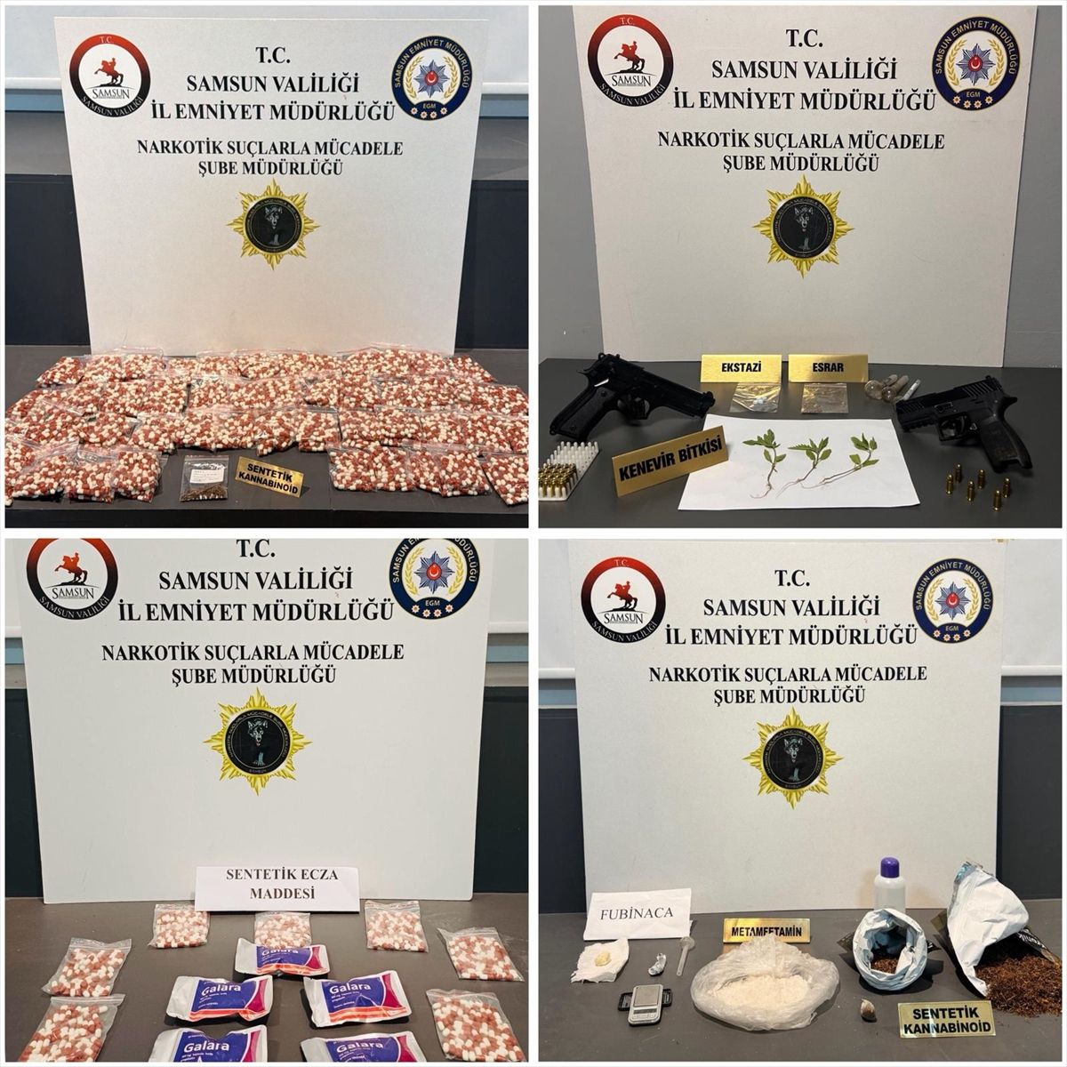 Samsun\'da Uyuşturucu Operasyonu: 10 Gözaltı
