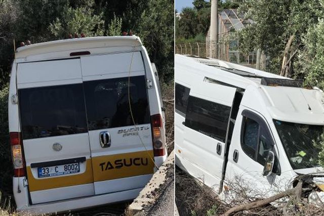 Yolcu minibüsünde dehşet anları: Kaçırdığı minibüsle kaza yapıp öldü