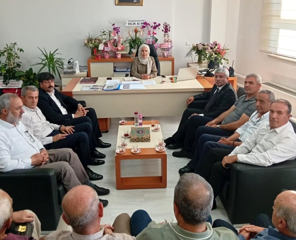 Taşımacı esnafından Ulaşım Daire Başkanı Yel\'e hayırlı olsun ziyareti